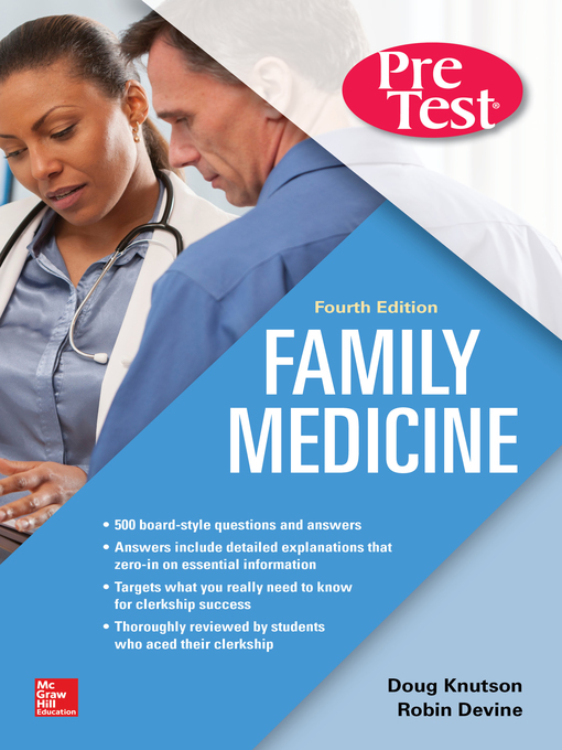 Title details for Family Medicine PreTest Self-Assessment and Review by Doug Knutson - Available